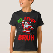 T-shirt 67 Meme Six Seven Bruh Santa Baseball Funny Christ (Devant)