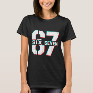 T-shirt 67 Meme Six Seven Drôle 6 7 Argon Gen Alpha 6-7