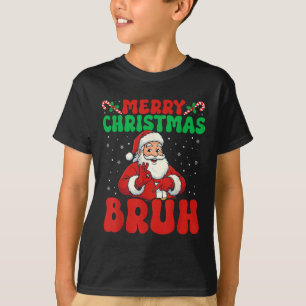 T-shirt 67 Meme Six Seven Drôle de Noël Bruh Santa