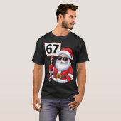 T-shirt 67 Meme Six Seven Noël (Devant entier)