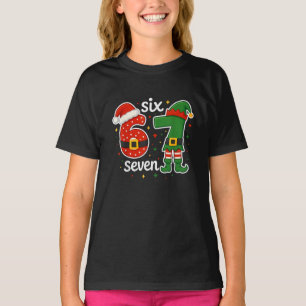 T-shirt 67 Meme Six Seven Noël