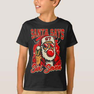 T-shirt 67 Meme Six Seven Pour Enfants Femmes Hommes Garço
