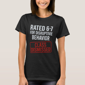 T-shirt 67 Ne dites plus 6-7 encore Professeur drôle 67 Sa