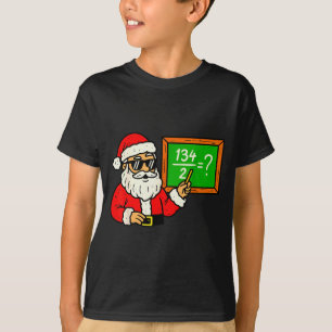T-shirt 67 Noël du professeur Santa Six Sept Meme Brainrot