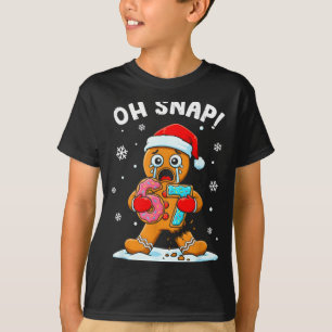 T-shirt 67 Noël Oh Snap Bonhomme en pain d'épices 6 7 Mème