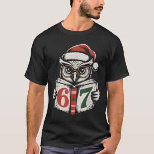 T-shirt 67 Numéro Hibou Noël Mème Internet Vacances