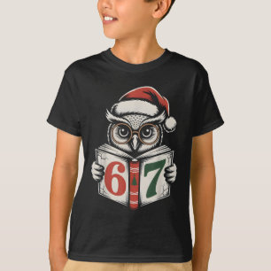 T-shirt 67 Numéro Hibou Noël Mème Internet Vacances
