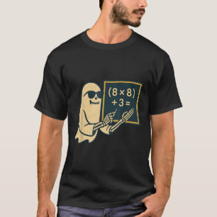 T-shirt 67 Professeur Halloween Squelette Fantôme Six Sept