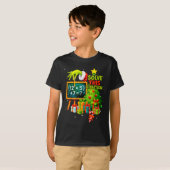 T-shirt 67 Professeur Vert Noël Six Sept Mème Pourriture d (Devant entier)