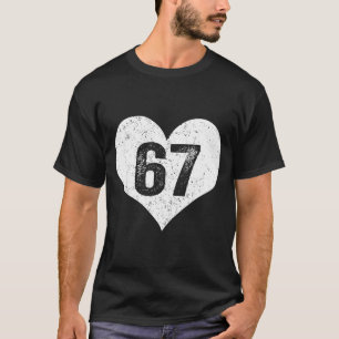 T-shirt 67 Saint-Valentin Drôle Six Sept 6 7 Mème Gen Alph