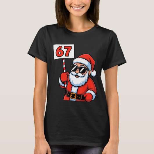 T-shirt 67 Santa Six Seven Christmas (Devant)