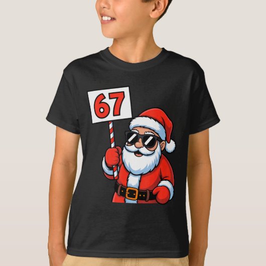 T-shirt 67 Santa Six Seven Christmas (Devant)