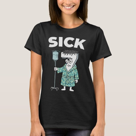T-shirt 67 Sept Six Malade 6 7 Meme (Devant)