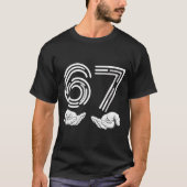 T-shirt 67 Shirt, Funny Shirts 67 Kid Meme Six Seven Graph (Devant)