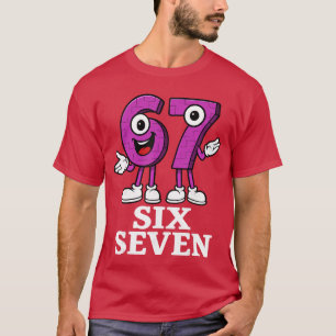 T-shirt 67 Si Seven 67 Drôle Italien Brainrot Gaming Meme