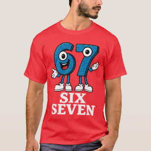 T-shirt 67 Si Seven 67 Mème de jeu italien drôle Brainrot