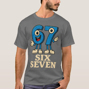 T-shirt 67 Si Seven 67 Mème de jeu italien drôle Brainrot