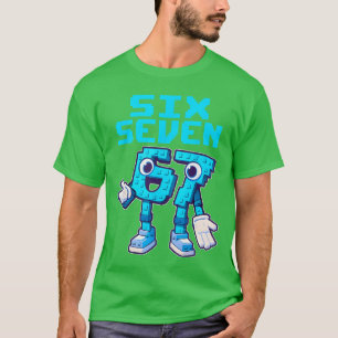 T-shirt 67 Si Seven 67 Mème de jeu italien drôle Brainrot
