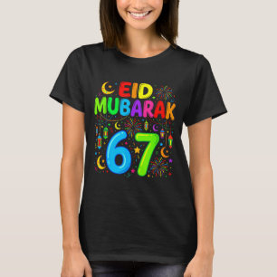 T-shirt 67 six sept heureux eid mubarak enfants eid al