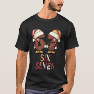 T-shirt 67 Six Seven 6-7 Drôle Italien Brainrot Meme Luxe