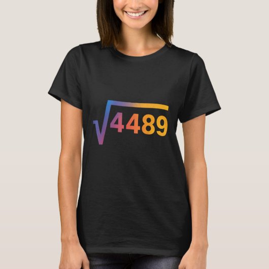 T-shirt 67 Six Seven 6-7 Mème (Devant)