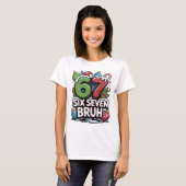 T-shirt 67 Six Seven Bruh Christmas Fun Holiday Tee Gift (Devant entier)