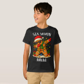T-shirt 67 Six Seven Bruh Funny Christmas Dabbing Gingerbr (Devant entier)