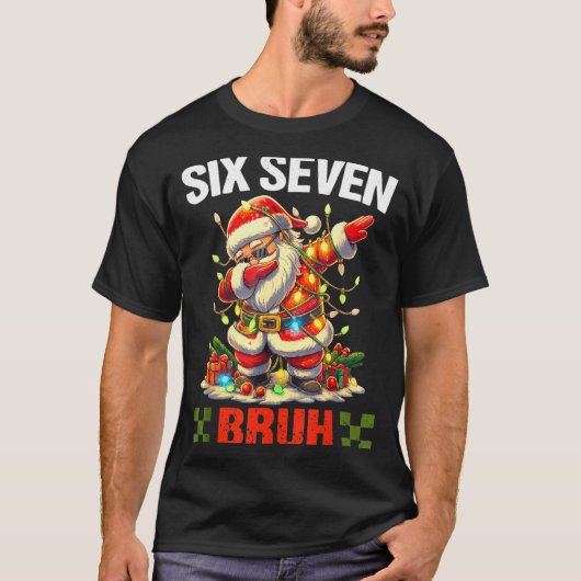 T-shirt 67 Six Seven Burh Funny Christmas 6 7 Meme Men Wom (Devant)