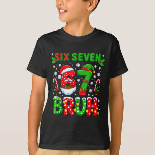T-shirt 67 Six Seven Burh Noël 6 7 Meme 