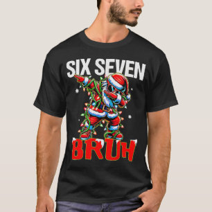 T-shirt 67 Six Seven Burh Santa Noël 6 7 Mème Hommes Femme