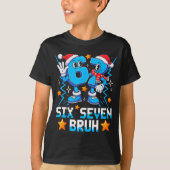 T-shirt 67 Six Seven Christmas Bruh Funny Italian Brainrot (Devant)
