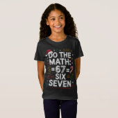 T-Shirt 67 Six Seven Fun Holiday Math Shirt (Devant entier)