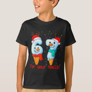 T-shirt 67 Six Seven Pour Votre Memes De Noël Enfants S
