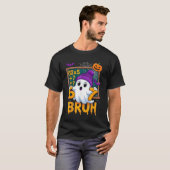 T-shirt 67 Teacher Halloween Ghost Six Seven Meme Math Hum (Devant entier)