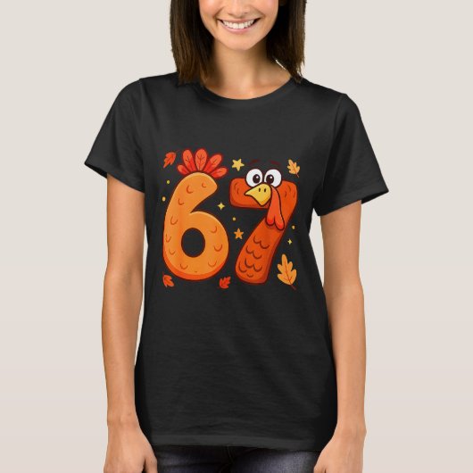 T-shirt 67 Thanksgiving Funny Turkey Thanksgiving 67 Turke (Devant)