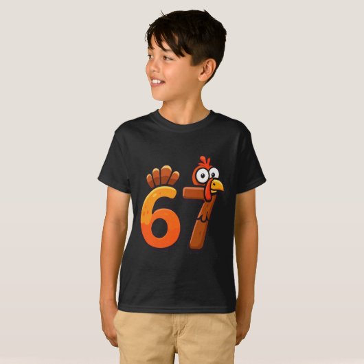 T-shirt 67 Thanksgiving Funny Turkey Thanksgiving 67 Turke (Devant entier)