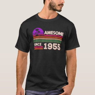 T-shirt 67e anniversaire Hommes Femmes stupéfiantes depuis