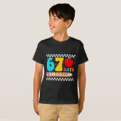 T-shirt 67th Day Of School 67 Days Smarter Teacher Boy Gir (Devant entier)