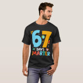 T-shirt 67th Day Of School Funny 67 Days Smarter Teacher B (Devant entier)