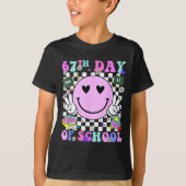 T-shirt 67th Day Of School Funny 6 7 Teachers Students Mem (Devant)