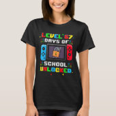 T-shirt 67th Day Of School Level 67 Days Of School Unlocke (Devant)