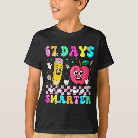 T-shirt 67th Day Of School Shirt 67 Days Smarter Teacher B (Devant)