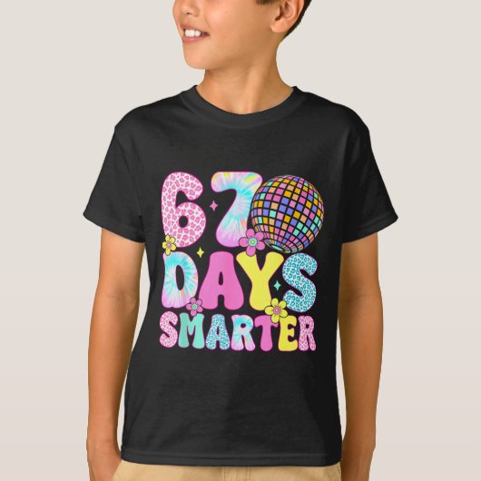 T-shirt 67th Days Smarter Smile Face 67 Days School Teache (Devant)