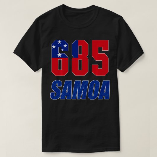 T-shirt 685 Samoa Design Clothing (Design devant)