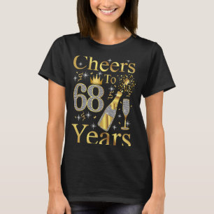 T-shirt 68 ans 1955 68e anniversaire Champagne W