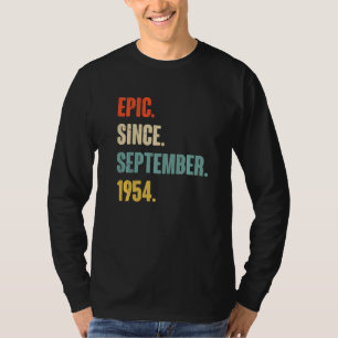 T-shirt 68 ans 68e anniversaire Epic depuis le 1er septemb