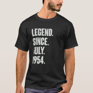 T-shirt 68 ans 68e anniversaire Légende depuis juillet 195