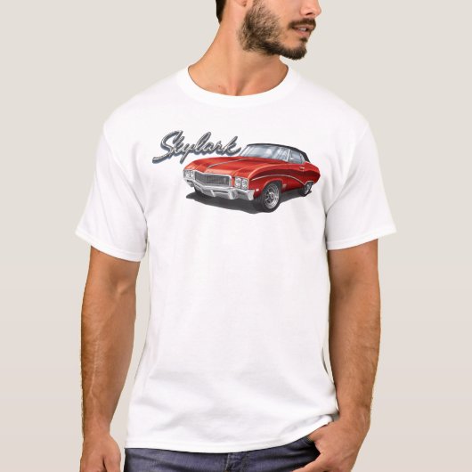 T-shirt 68 Buick Skylark en rouge (Devant)