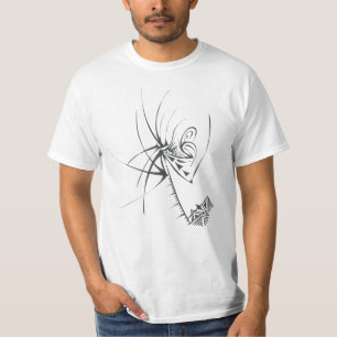 T-shirt 68 Tatouage Tribal Abstrait Noir Blanc Art