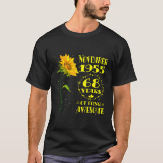 T-shirt 68E 68 Né Novembre 1955